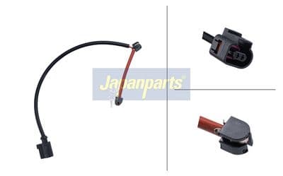 Contacto de aviso, desgaste de balatas de frenos JAPANPARTS BPW-193