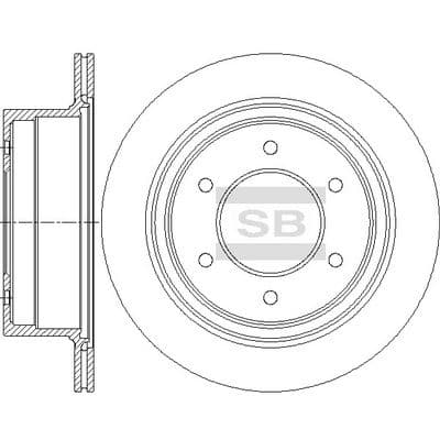 Disco de freno Hi-Q SD4353