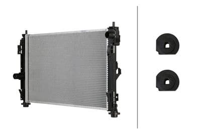 Radiador, refrigeración del motor HELLA 8MK 366 311-931