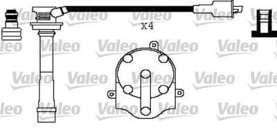 Juego de cables de encendido VALEO 346430