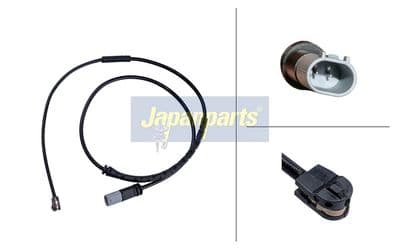Contacto de aviso, desgaste de balatas de frenos JAPANPARTS BPW-062