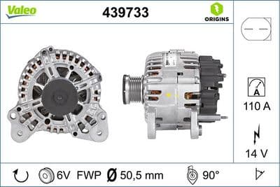 Alternador VALEO 439733