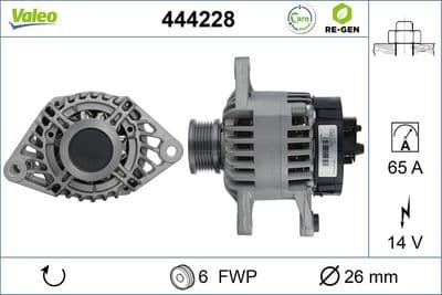 Alternador VALEO 444228