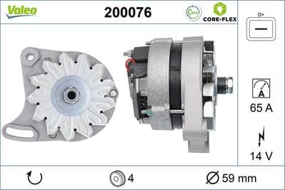 Alternador VALEO 200076