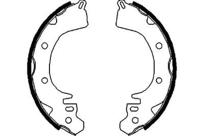 Juego de zapatas de frenos Kavo Parts KBS-6417