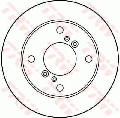 Disco de freno TRW DF2741