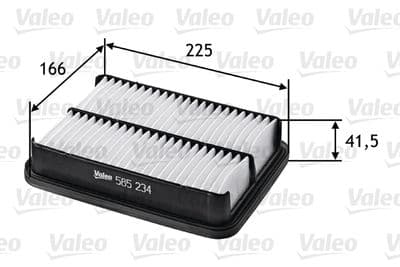 Filtro de aire VALEO 585234