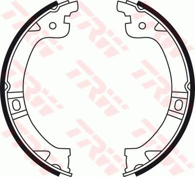 Juego de zapatas de frenos, freno de mano TRW GS8759