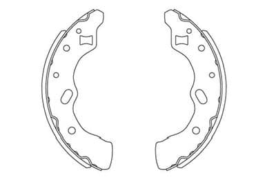 Juego de zapatas de frenos Kavo Parts KBS-5406