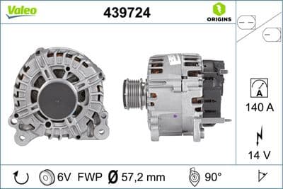 Alternador VALEO 439724