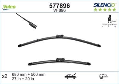 Limpiaparabrisas VALEO 577896