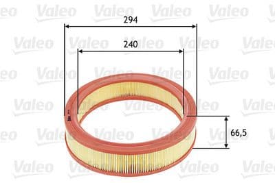 Filtro de aire VALEO 585651
