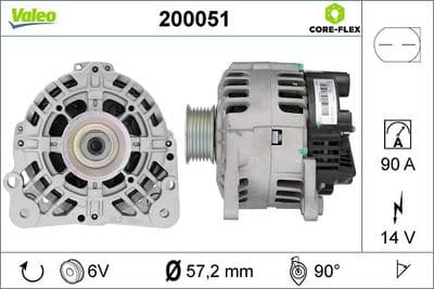 Alternador VALEO 200051