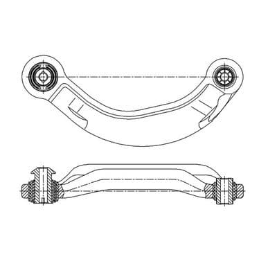 Brazo oscilante, suspensión de ruedas CTR CQ1241L