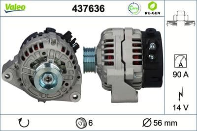 Alternador VALEO 437636