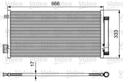 Condensador, aire acondicionado VALEO 814111