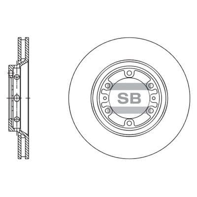 Disco de freno Hi-Q SD1137