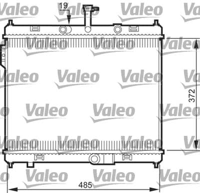 Radiador, refrigeración del motor VALEO 735515