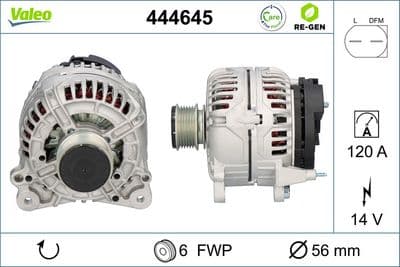 Alternador VALEO 444645