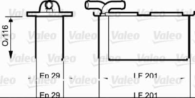Radiador de aire de admisión VALEO 818838