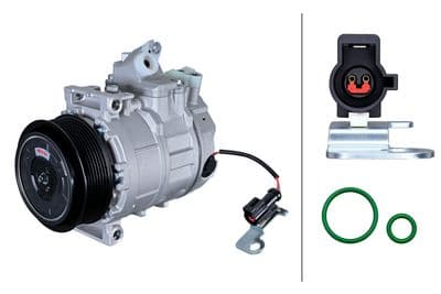 Compresor, aire acondicionado HELLA 8FK 366 203-301