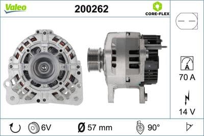 Alternador VALEO 200262