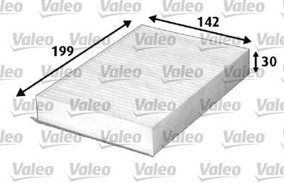Filtro, aire del interior VALEO 715644
