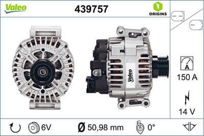 Alternador VALEO 439757