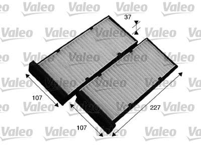 Filtro, aire del interior VALEO 715548