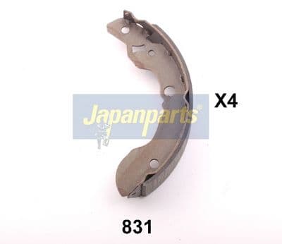 Juego de zapatas de frenos JAPANPARTS GF-831AF