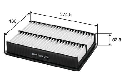 Filtro de aire VALEO 585236