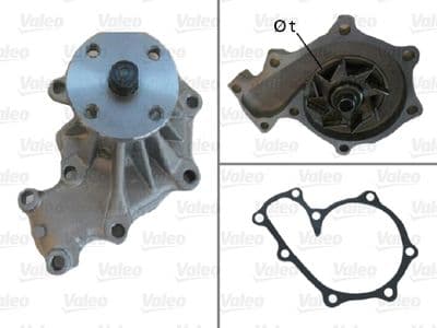 Bomba de agua, refrigeración del motor VALEO 506898