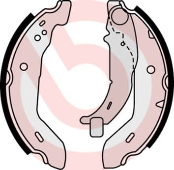 Juego de zapatas de frenos BREMBO S 50 503