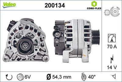 Alternador VALEO 200134