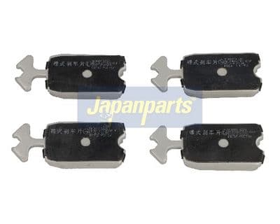 Juego de balatas de freno JAPANPARTS PA-0648AF