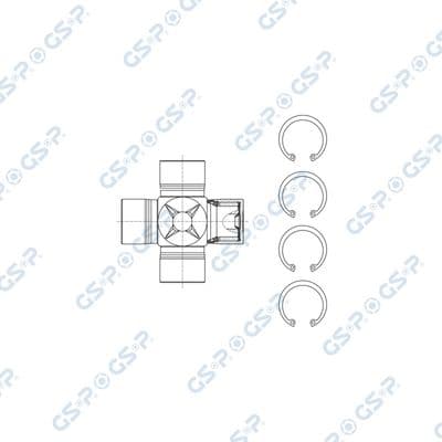 Junta, árbol cardán GSP UJ900161