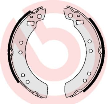 Juego de zapatas de frenos BREMBO S 24 501