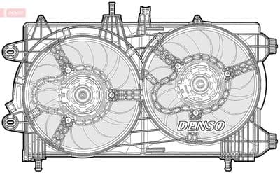 Ventilador, refrigeración del motor DENSO DER13011