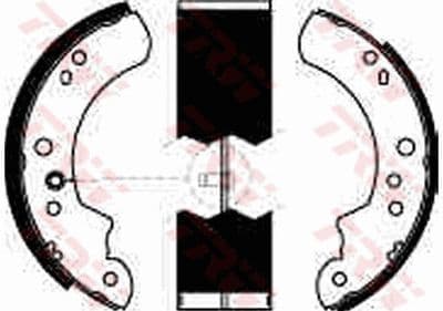 Juego de zapatas de frenos TRW GS6222