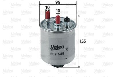 Filtro combustible VALEO 587549