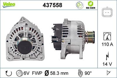 Alternador VALEO 437558