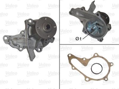 Bomba de agua, refrigeración del motor VALEO 506653