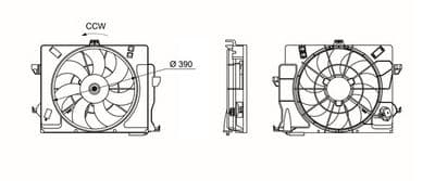 Ventilador, refrigeración del motor MAHLE CFF 663 000S