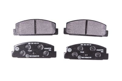 Juego de balatas de freno HELLA 8DB 355 011-131
