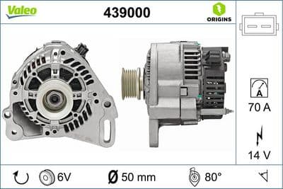 Alternador VALEO 439000
