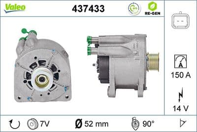 Alternador VALEO 437433