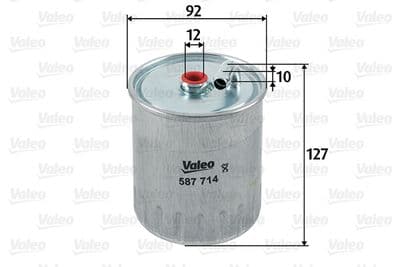 Filtro combustible VALEO 587714