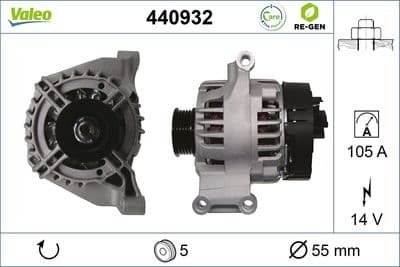Alternador VALEO 440932