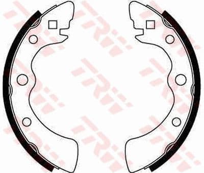 Juego de zapatas de frenos TRW GS8071