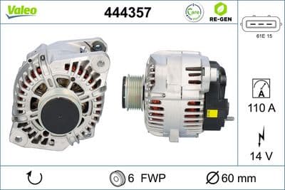 Alternador VALEO 444357